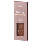 "Many Congrats" Chokoladeplade fra Xocolatl 50 g OBS DATO